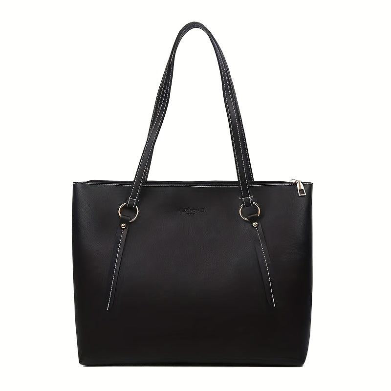Large Capacity Minimalist Tote Bag Classic Handbag For Work