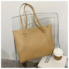 Large Capacity Minimalist Tote Bag Classic Handbag For Work