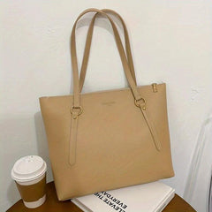 Large Capacity Minimalist Tote Bag Classic Handbag For Work