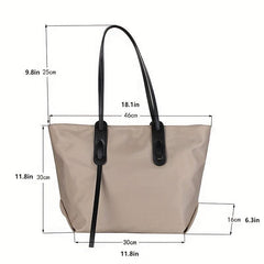 Large Capacity Oxford Cloth Tote Bag for Travel & School