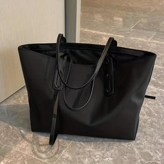 Large Capacity Oxford Cloth Tote Bag for Travel & School