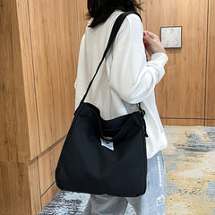 Large Capacity Canvas Student Shoulder Bag Tote