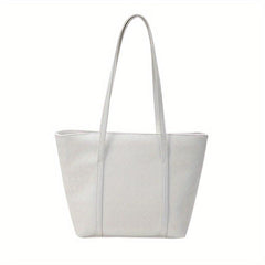 Rhombus Embossed Tote Bag Large Capacity Handbags