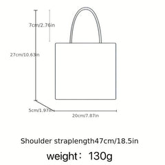 Knitted Geometric Shoulder Bag Colorblock Satchel Handbag