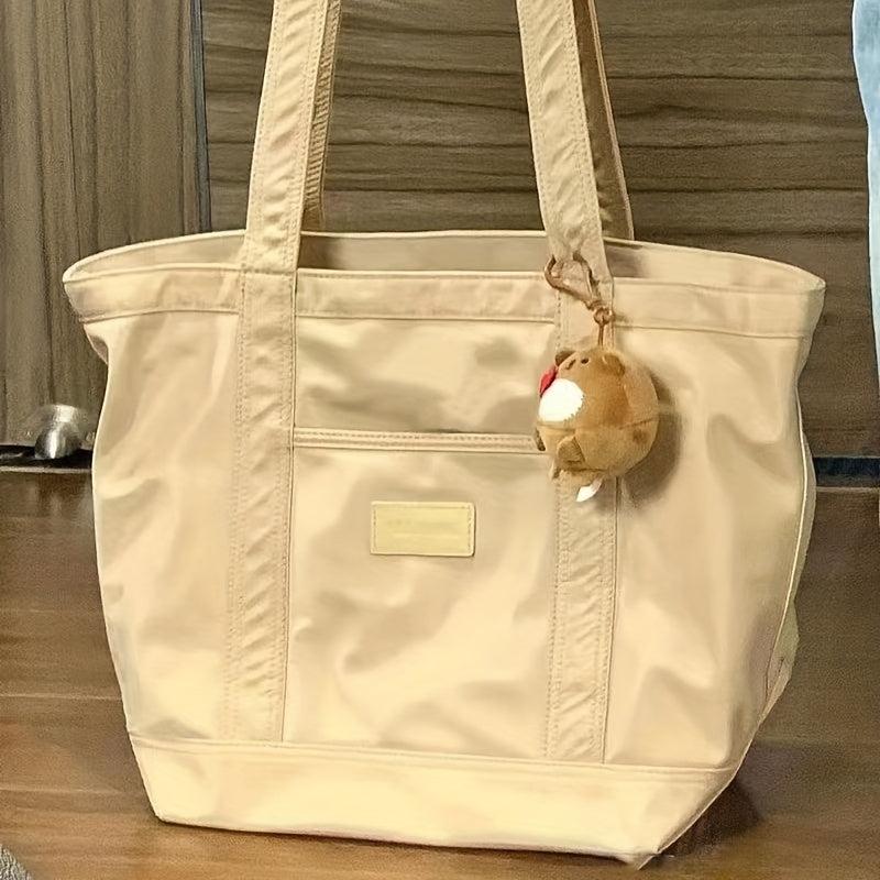 Large Nylon Tote Bag for Women School Travel