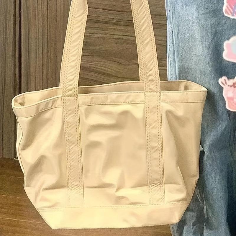 Large Nylon Tote Bag for Women School Travel