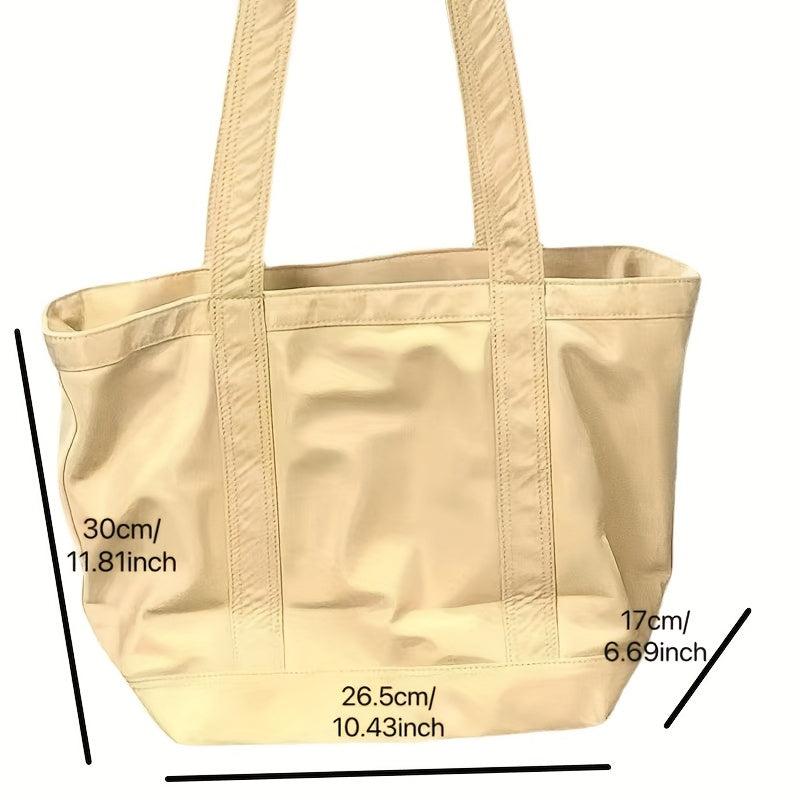 Large Nylon Tote Bag for Women School Travel