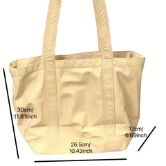 Large Nylon Tote Bag for Women School Travel