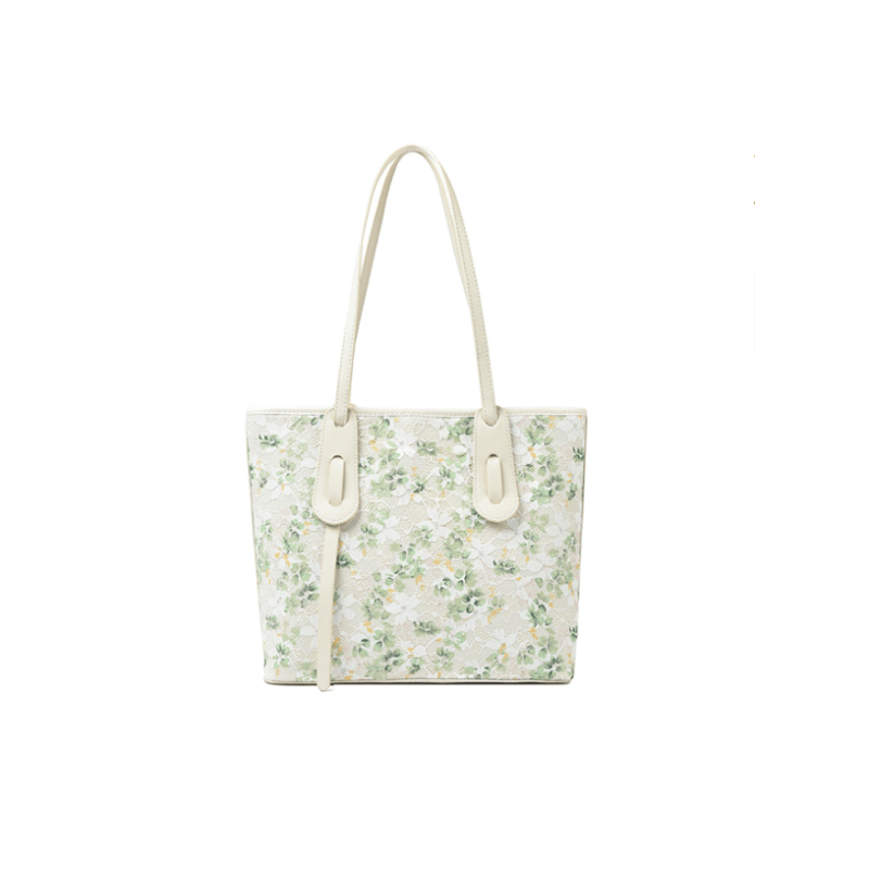 Floral Pattern Shoulder Bag Stylish Tote Bag Women's Large Capacity Handbag