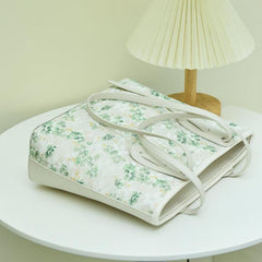 Floral Pattern Shoulder Bag Stylish Tote Bag Women's Large Capacity Handbag