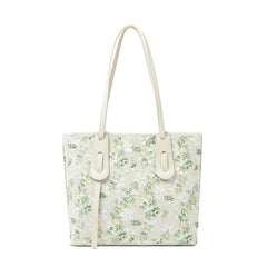 Floral Pattern Shoulder Bag Stylish Tote Bag Women's Large Capacity Handbag
