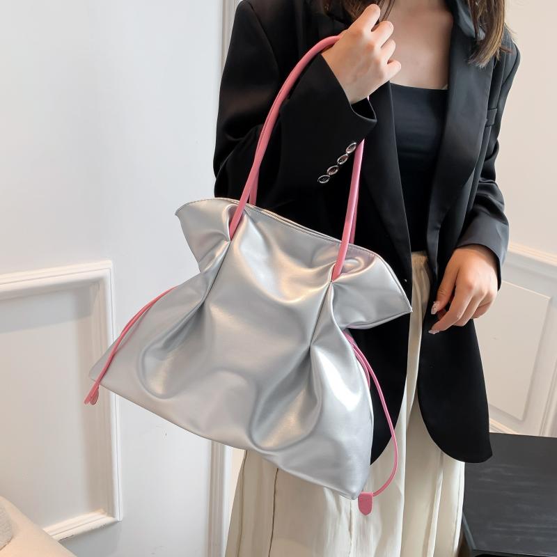 Large Capacity Tote Bag PU Leather Shoulder Bag
