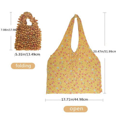 Magic Stretch Bag Pleated Bag Reusable Shopping Storage Bag