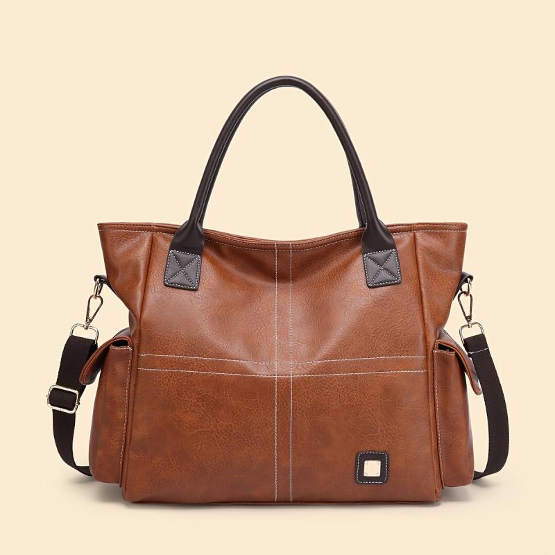 Vintage Causal Tote Handbag - Large Capacity Shoulder Bag