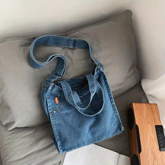 Denim Tote Bag Vintage Shoulder Bag For Women