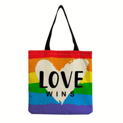 Rainbow Shoulder Bag Lightweight Storage Women's All Match Bag
