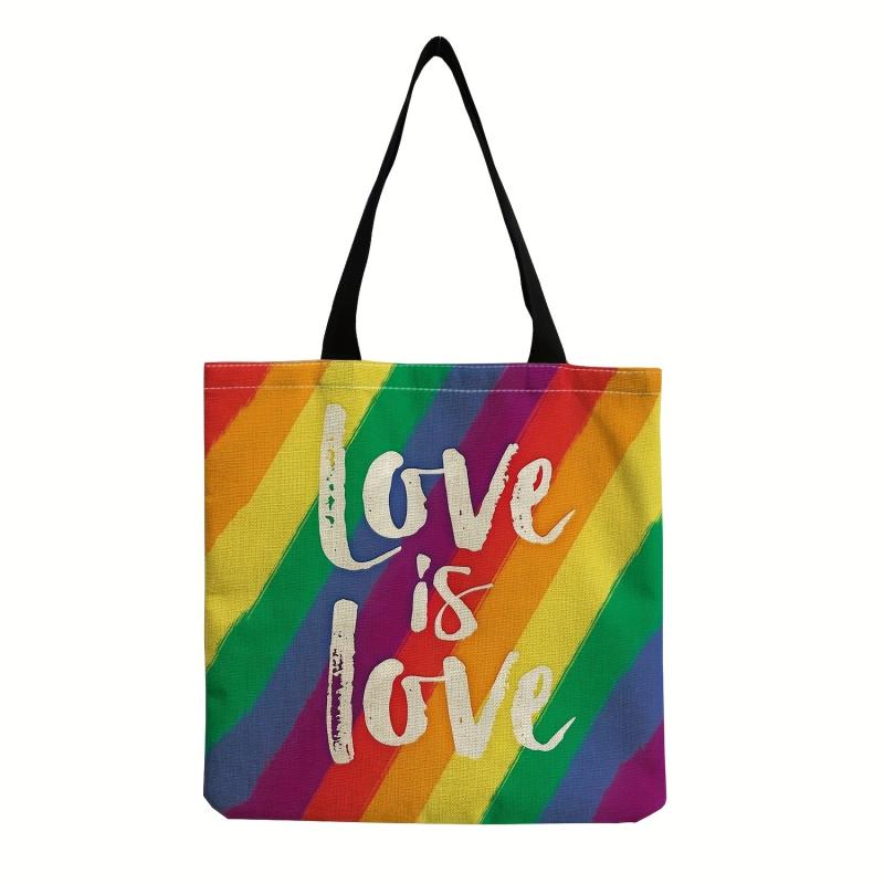 Rainbow Shoulder Bag Lightweight Storage Women's All Match Bag