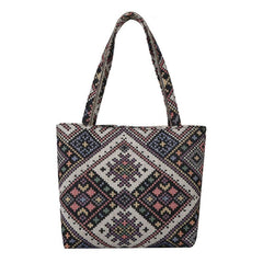 Ethnic Style High Tote Bag Lightweight Shoulder Bag