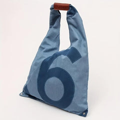 Denim Canvas Tote Bag Large Capacity Shoulder Bag