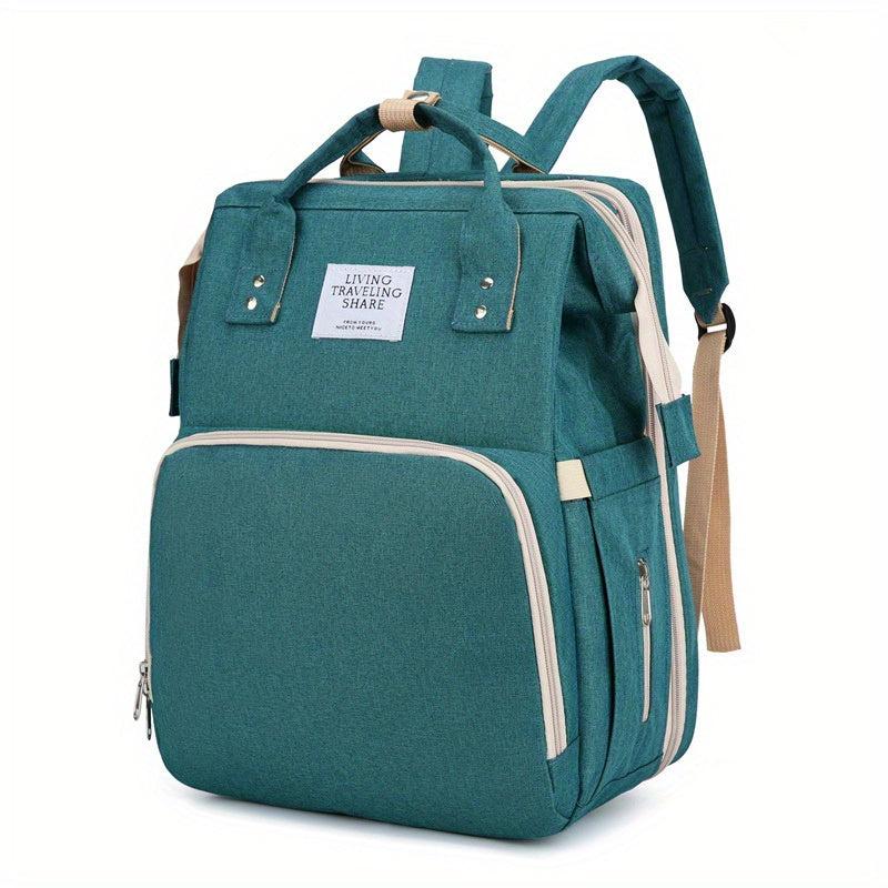 Stylish Multifunctional Diaper Bag Lightweight Large Capacity Storage Rucksack