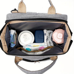 Stylish Multifunctional Diaper Bag Lightweight Large Capacity Storage Rucksack