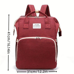 Stylish Multifunctional Diaper Bag Lightweight Large Capacity Storage Rucksack