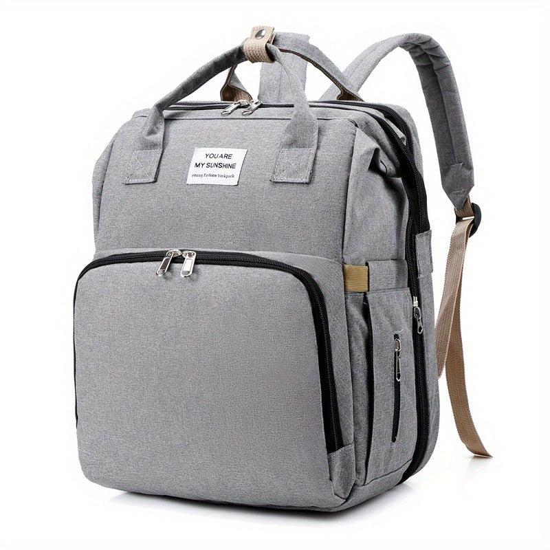Stylish Multifunctional Diaper Bag Lightweight Large Capacity Storage Rucksack