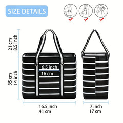 Women's Large Capacity Tote Bag Lightweight Versatile Beach Bag