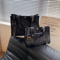 Nylon Tote Bag Large Capacity Lightweight Travel Bag & Shopping Bag