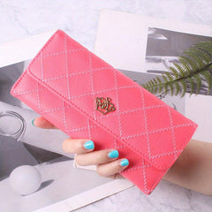 Women's Minimalist Long Wallet Clutch Coin Purse