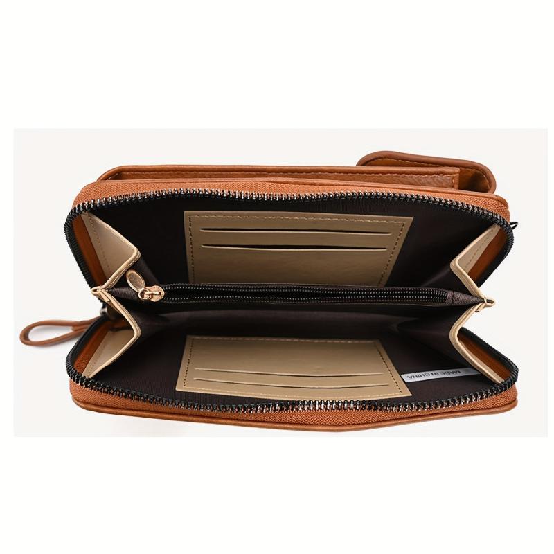 Retro Style Mini PU Leather Crossbody Bag Coin Purse Wallet