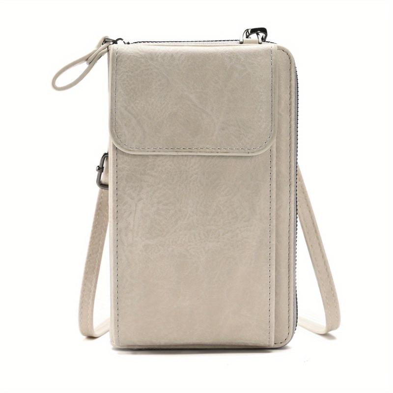 Retro Style Mini PU Leather Crossbody Bag Coin Purse Wallet