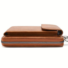 Retro Style Mini PU Leather Crossbody Bag Coin Purse Wallet