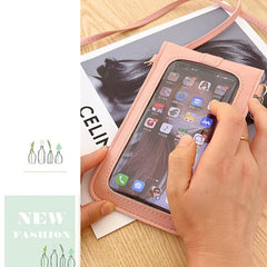 Crossbody Bag with Touch Screen Mobile Phone Compartment