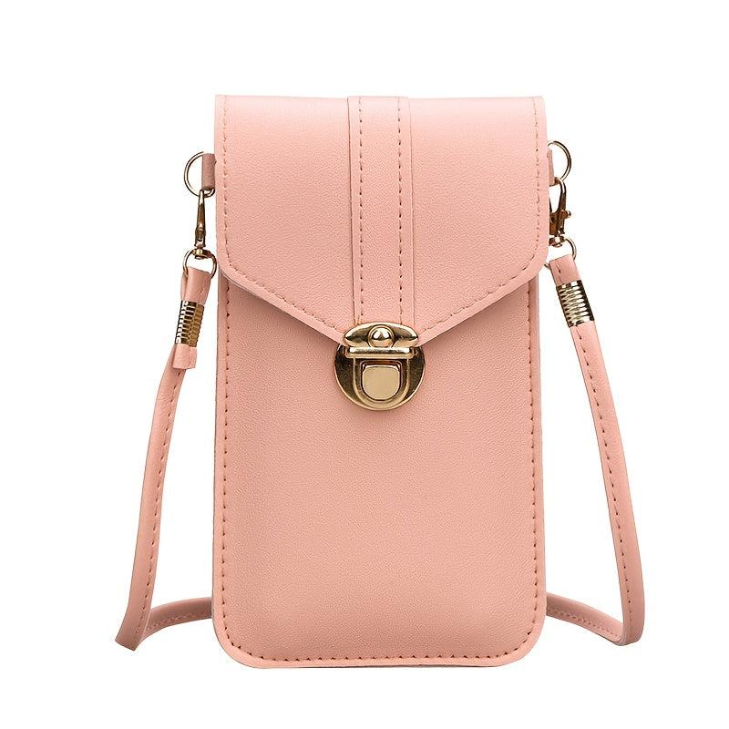 Crossbody Bag with Touch Screen Mobile Phone Compartment