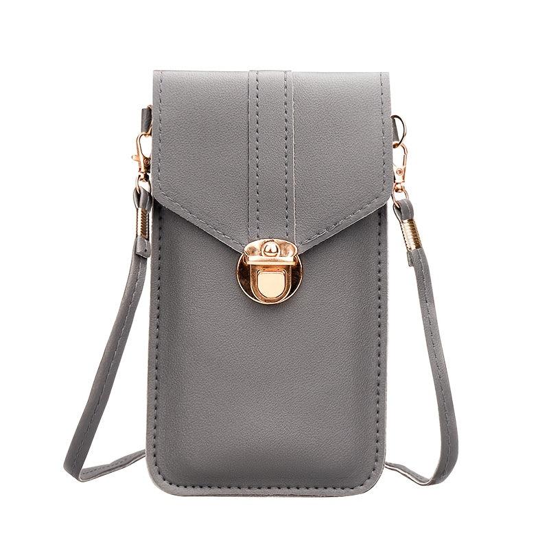 Crossbody Bag with Touch Screen Mobile Phone Compartment