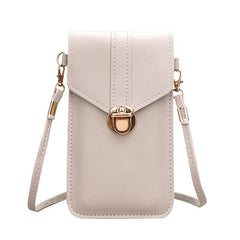 Crossbody Bag with Touch Screen Mobile Phone Compartment