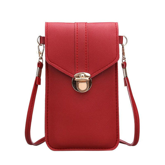 Crossbody Bag with Touch Screen Mobile Phone Compartment