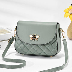 Textured Quilted Crossbody Bag Classic Versatile Shoulder Bag