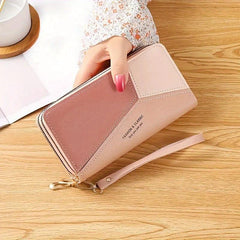 Large Capacity Faux Leather Wallet Clutch Purse