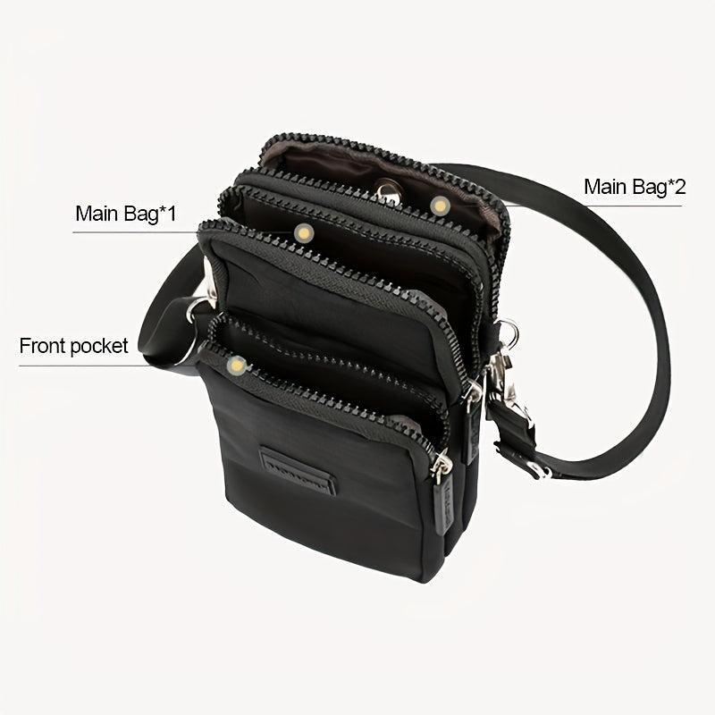 Sports Running Armband Bag Nylon Crossbody Coin Purse For Phone & Key
