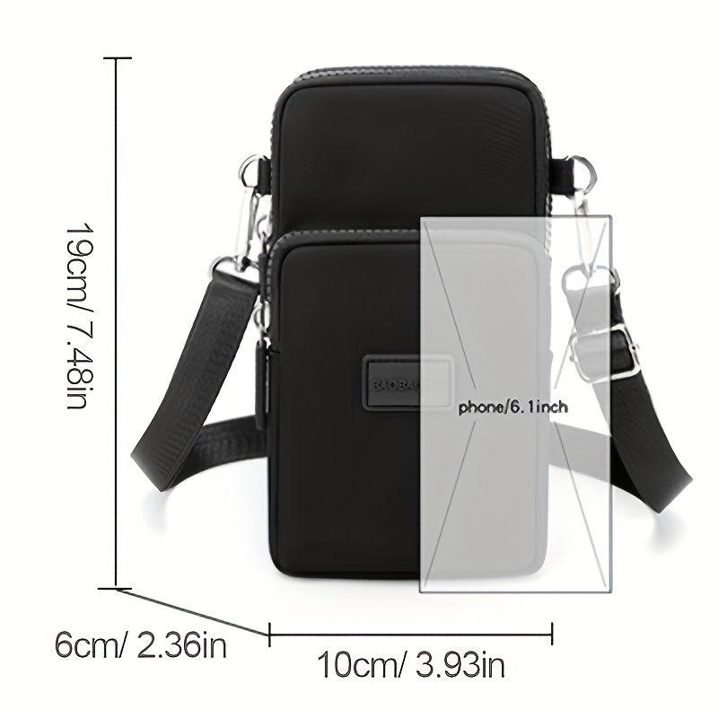 Sports Running Armband Bag Nylon Crossbody Coin Purse For Phone & Key