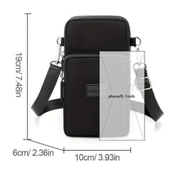 Sports Running Armband Bag Nylon Crossbody Coin Purse For Phone & Key