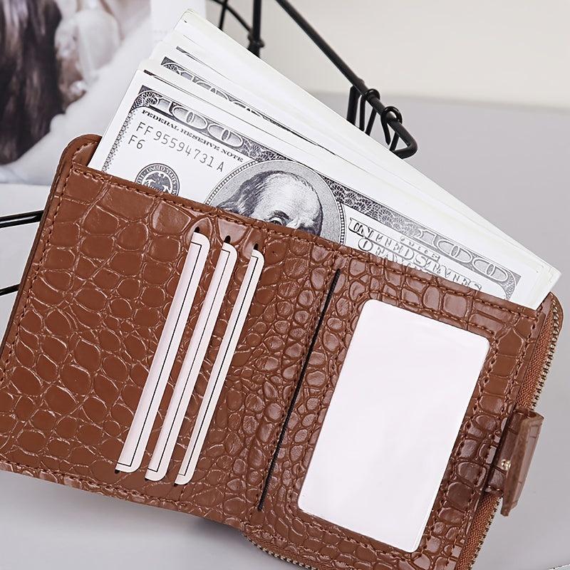 Women's Bi Fold Wallet with Card Slots and Coin Purse