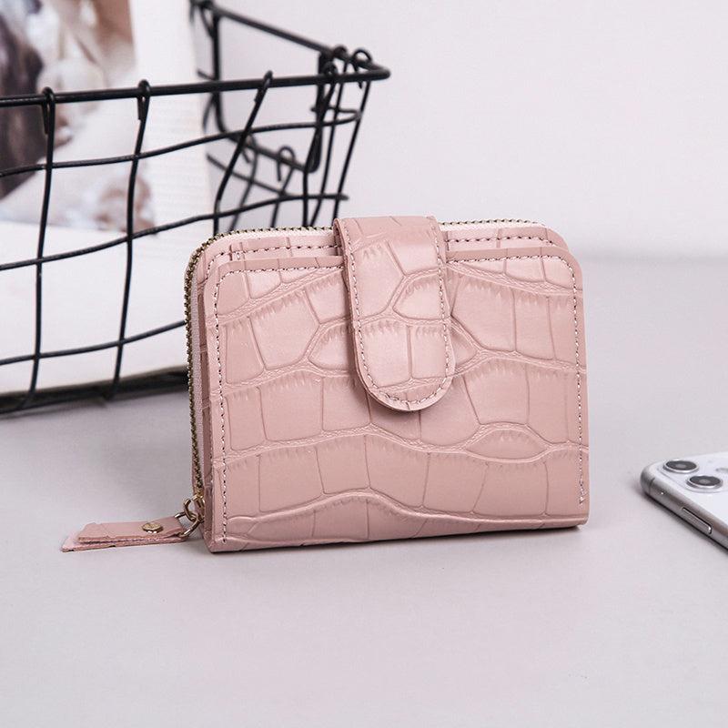 Women's Bi Fold Wallet with Card Slots and Coin Purse