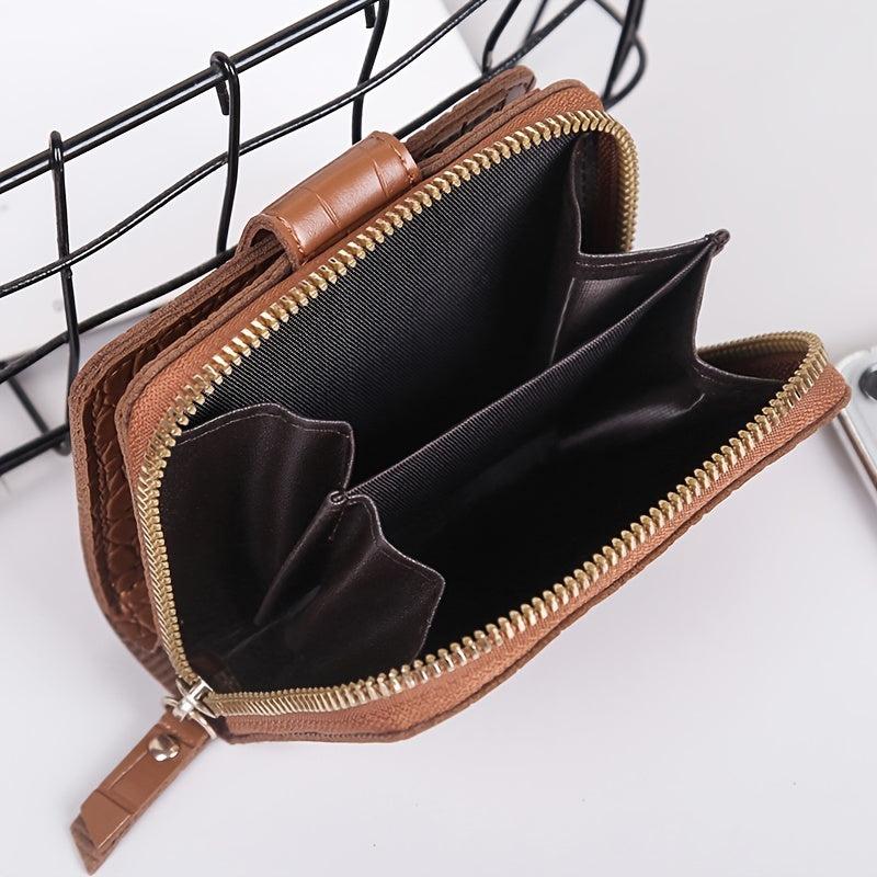 Women's Bi Fold Wallet with Card Slots and Coin Purse