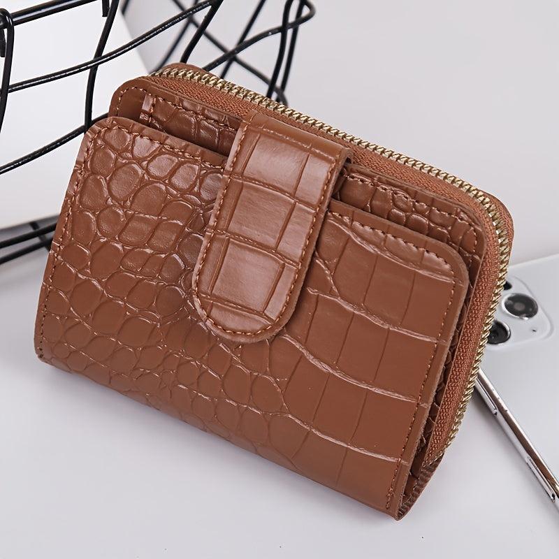 Women's Bi Fold Wallet with Card Slots and Coin Purse