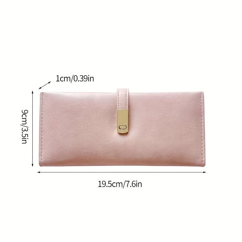 Vintage Style Long Wallet Women's Wallet With Multiple Card Slots
