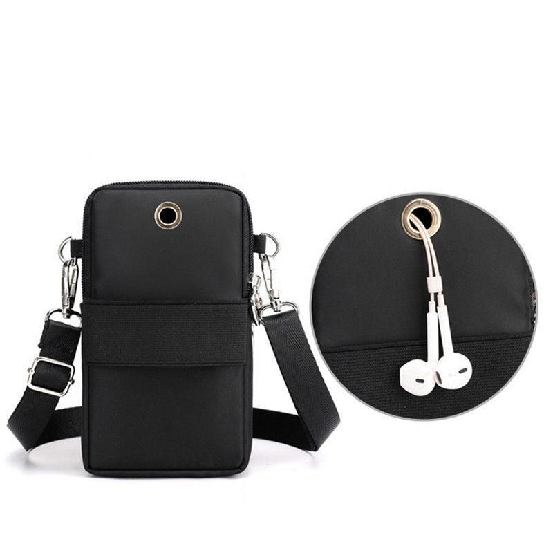 Minimalist Zipper Crossbody Bag Solid Shoulder Bag All Match Storage Bag