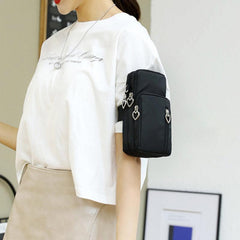 Minimalist Zipper Crossbody Bag Solid Shoulder Bag All Match Storage Bag